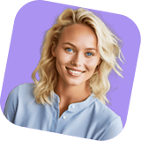 person profile decoration