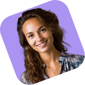 person profile decoration